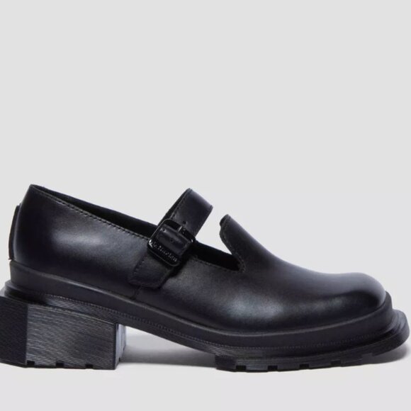 Dr. Marten's Maybole Square Toe Mary Jane Black Shoes Women's 8/ UK 6 / EU 39 - Picture 5 of 9